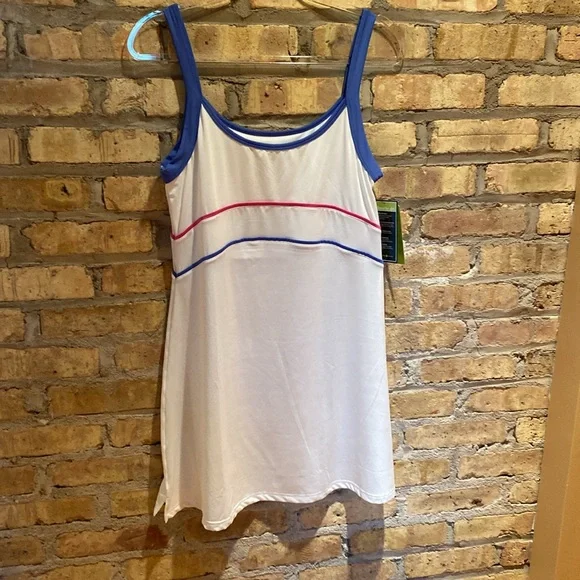 Pure lime women’s tennis dress sporty, breathable size large white - Picture 7 of 8